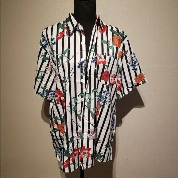 NWT LARS AMADEUS HAWAIIAN SHIRT LARGE VERY NICE b38 - Picture 6 of 6